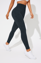 ContourFlex Sculpt Leggings – Stone Washed Black - VECTOR SPORTSWEAR
